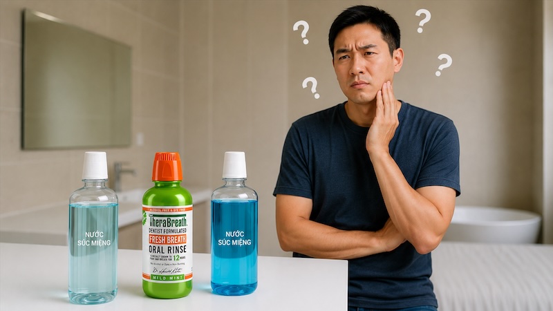 hiểu lầm về nước súc miệng