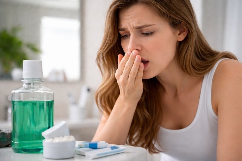 cách trị hôi miệng sau một đêm