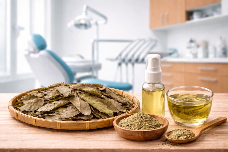 chữa hôi miệng bằng lá ổi