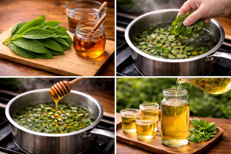 chữa hôi miệng bằng lá ổi và mật ong