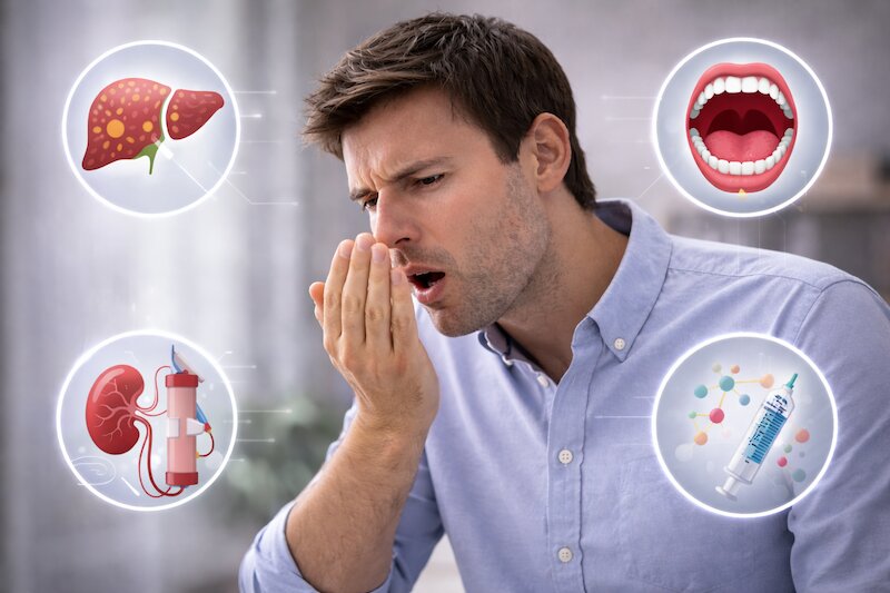 hôi miệng là dấu hiệu bệnh lý