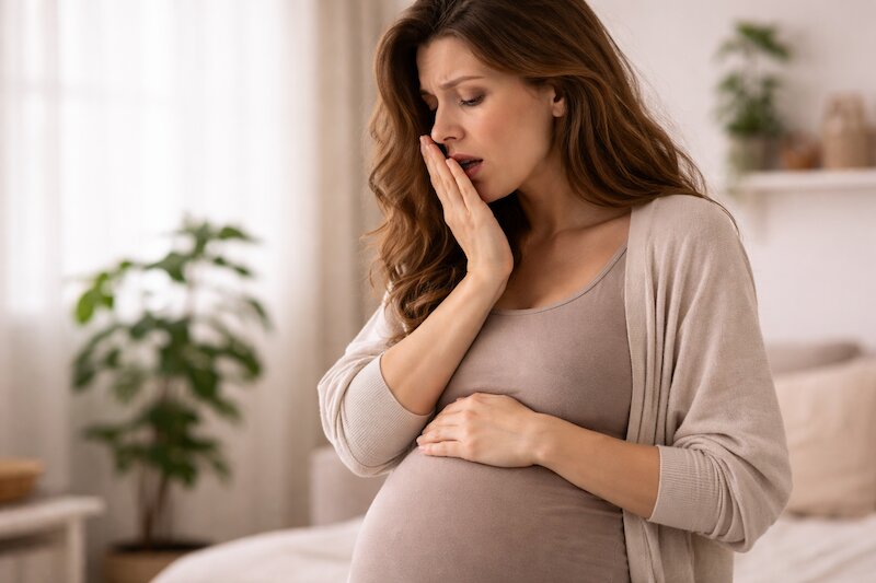 hôi miệng khi mang thai