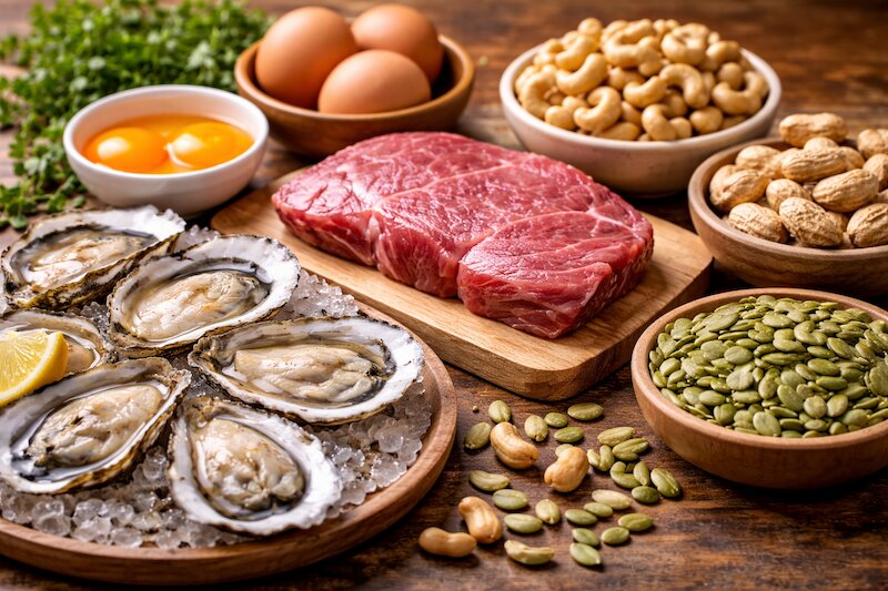 hôi miệng nên ăn thực phẩm nhiều kẽm