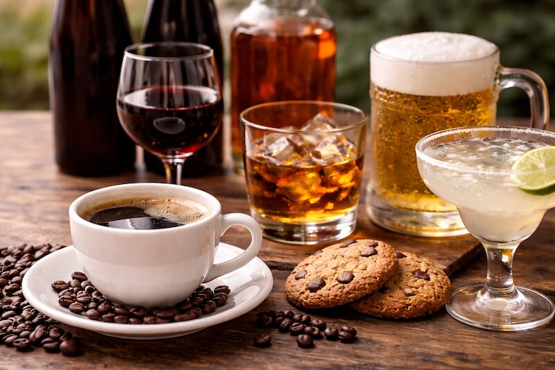 hôi miệng nên hạn chế cồn và caffein