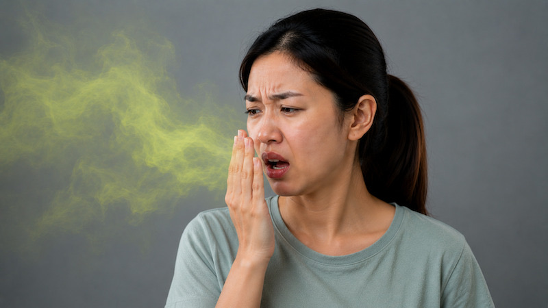 hơi thở có mùi hắc