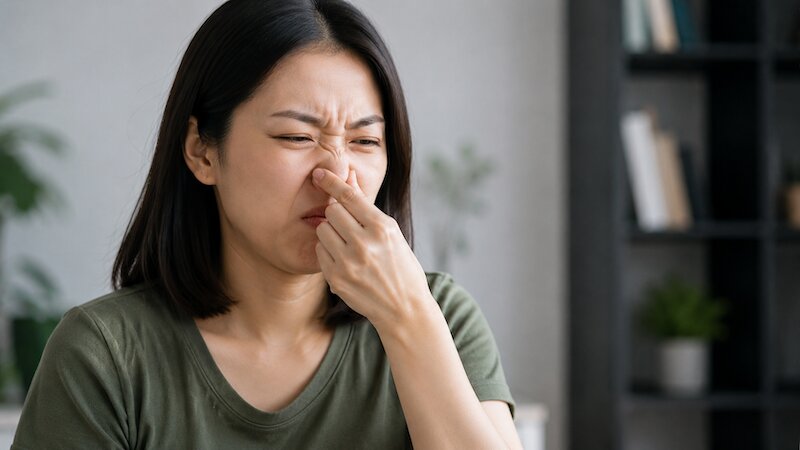 hơi thở có mùi amoniac