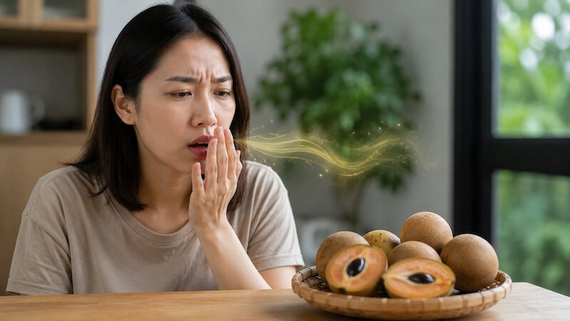 hơi thở có mùi hồng xiêm