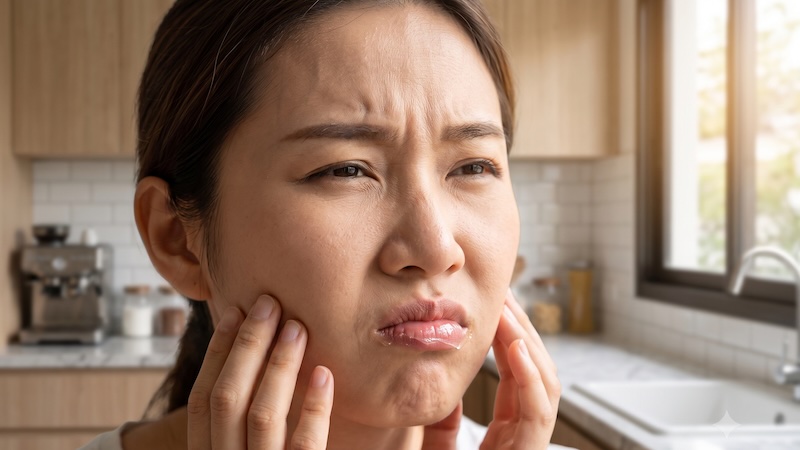 miệng có vị béo