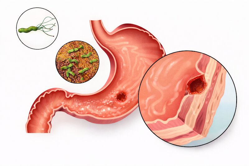 hôi miệng dạ dày do nhiễm khuẩn HP