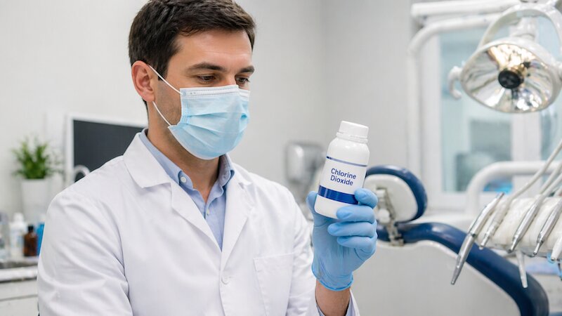 nước súc miệng chlorine dioxide