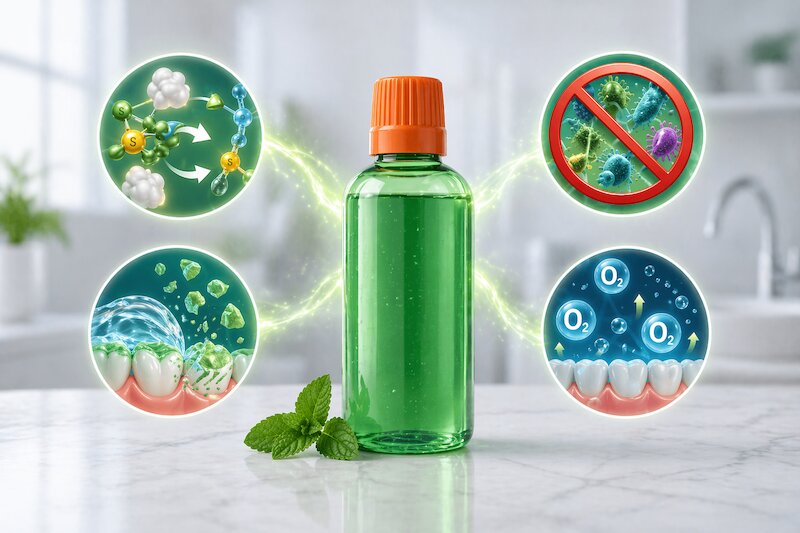 nước súc miệng chlorine dioxide
