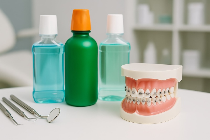 nước súc miệng cho người niềng răng