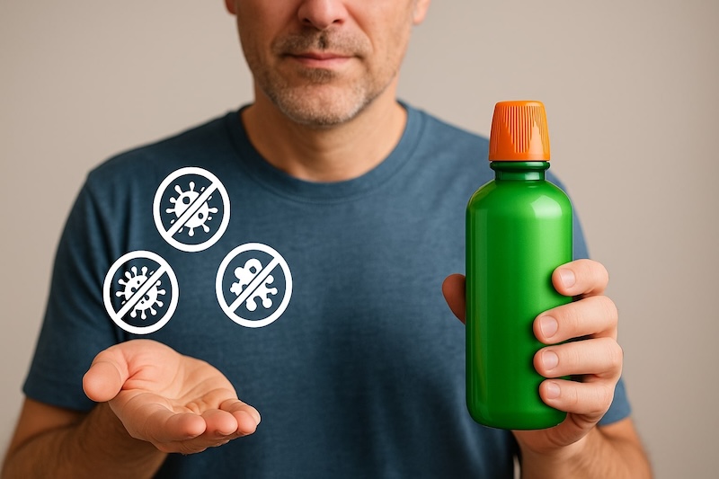 nước súc miệng trị tụt lợi